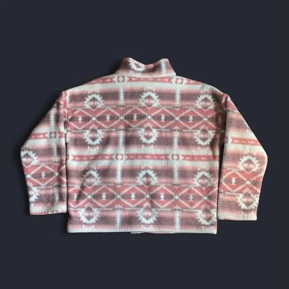 Aztec Fleece Sweater Women’s Medium Western Button Up Jacket